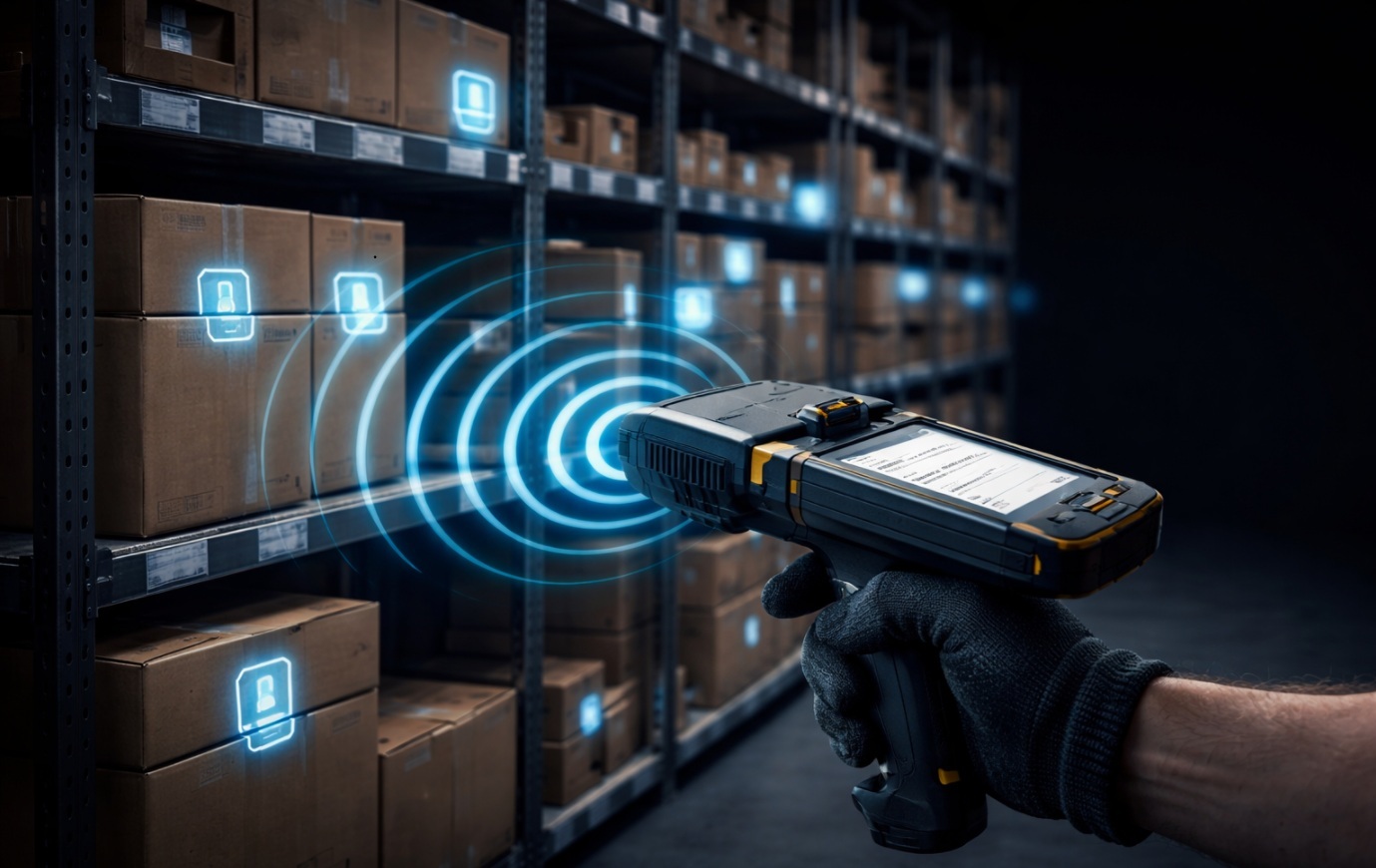 RFID w magazynie – system identyfikacji towarów