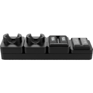 4-wejściowa stacja ładująca C61 (2x stacja do urządzenia + 1x stacja do głównej baterii + 1x stacja do baterii pistoletowych)